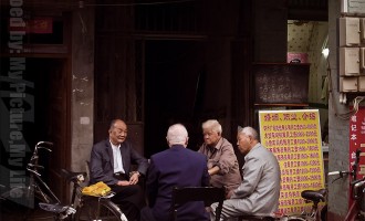 漳州老街的人们