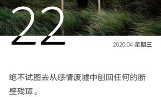 感情废墟里的断壁残璋