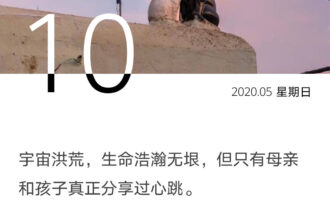 只有母亲与你分享过心跳