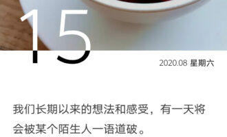 我们思虑良久的，曾有人一语道破过