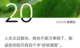 人生太过复杂，我也不是万事明了