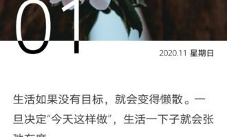 懒散的我，也期待生活张驰有度